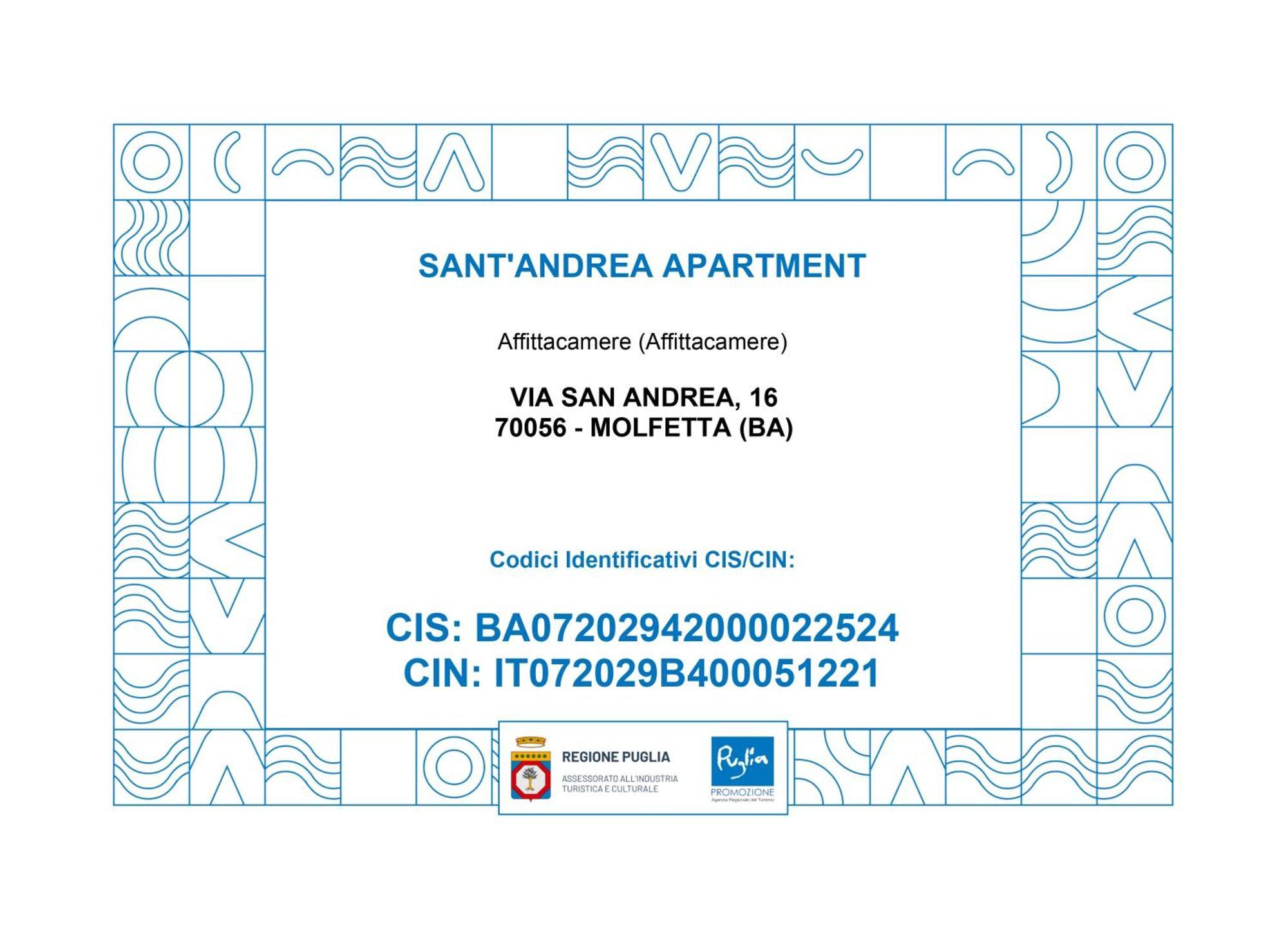 Sant'Andrea Apartment Molfetta Zewnętrze zdjęcie